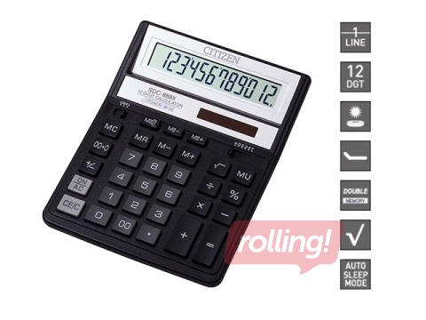 Kalkulators Citizen SDC-888 XBK