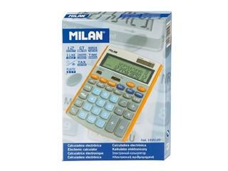 Kalkulators Milan, oranžs-pelēks