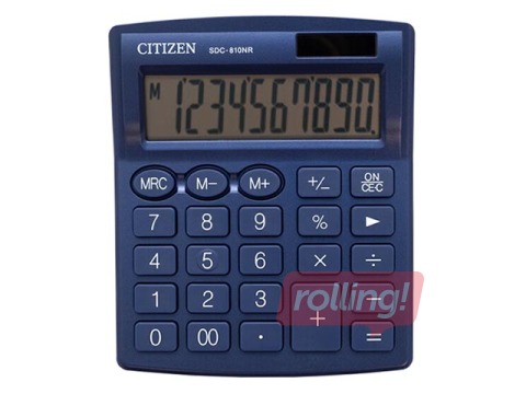 Kalkulators Citizen SDC-810NRNVE, zils