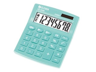Kalkulators Eleven SDC805NRGNE, zaļš