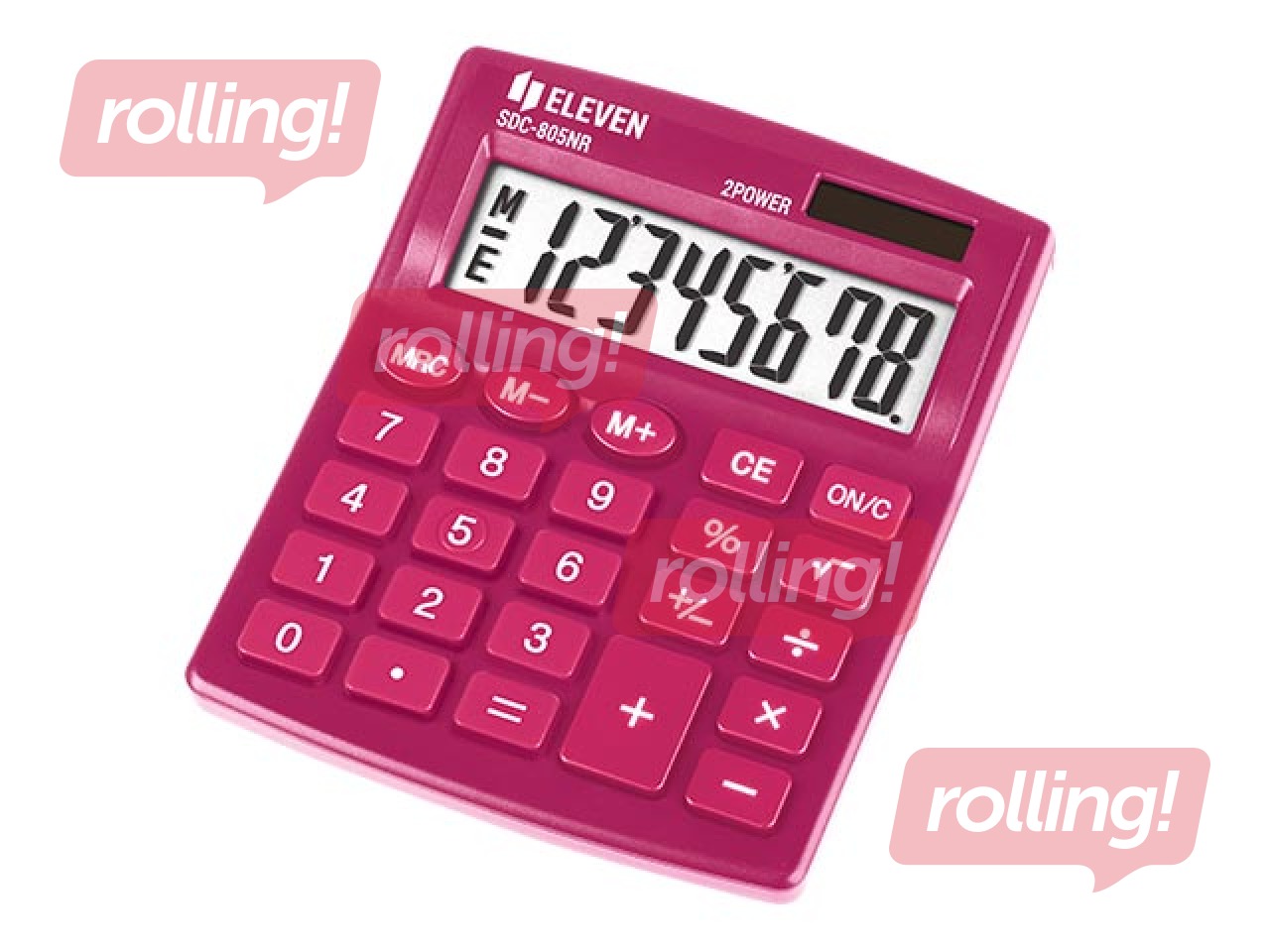 Kalkulators Eleven SDC805NRPKE, rozā