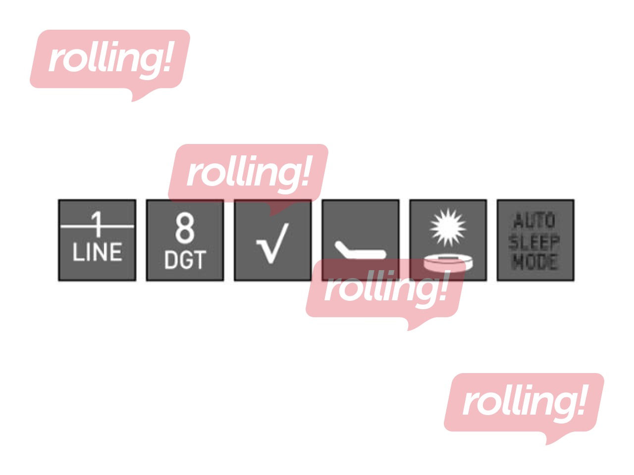 Kalkulators Eleven SDC805NRWHE, balts