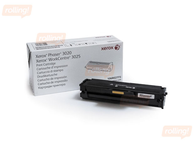 Tonera kasete Xerox Phaser 3020/WC3025, melna, (1500 lpp.)