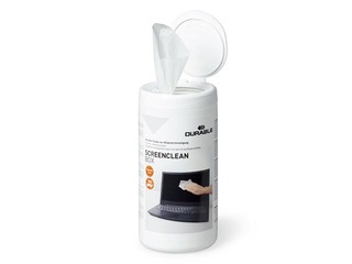 Monitoru tīrīšanas salvetes Durable, 100 gab.