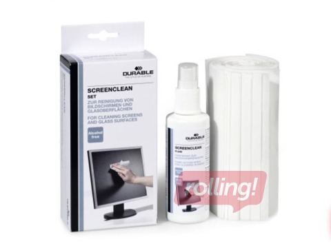 Monitoru tīrīšanas komplekts Durable Screenclean, 125 ml