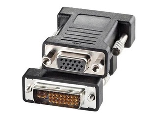 DVI-VGA pāreja DVI 24+5 M  -  HD15 F