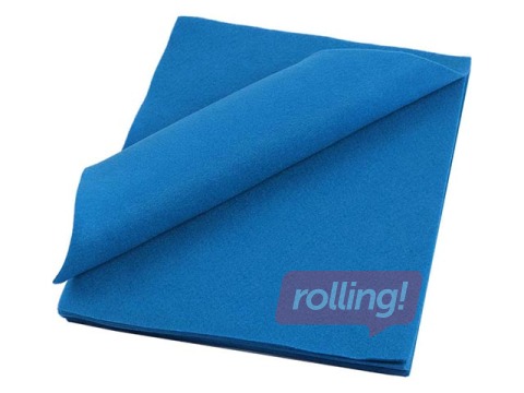 Filcs 20x30 cm, 150g/m2, zils, 10 loksnes
