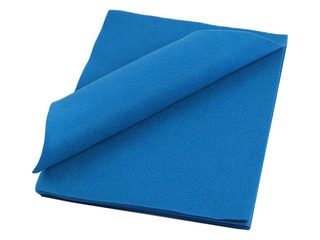 Filcs 20x30 cm, 150g/m2, zils, 10 loksnes