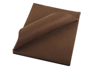 Filcs 20x30 cm, 150g/m2, brūns, 10 loksnes