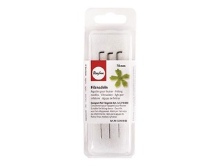 Filcēšanas adatu komplekts, 78 mm, 3 gab., 3 veidi