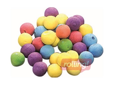 Kokvilnas bumbiņas,15 mm, 40 gab., dažādas krāsas