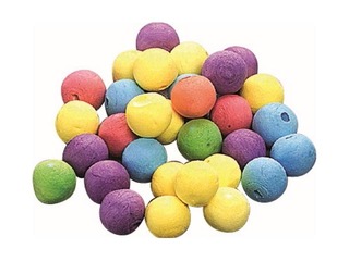 Kokvilnas bumbiņas,15 mm, 40 gab., dažādas krāsas