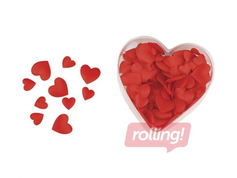 Satīna sirsniņas, sarkanas, 100 gab.