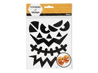 Uzlīmes -  lielas Halovīnu sejas, 1 loksne