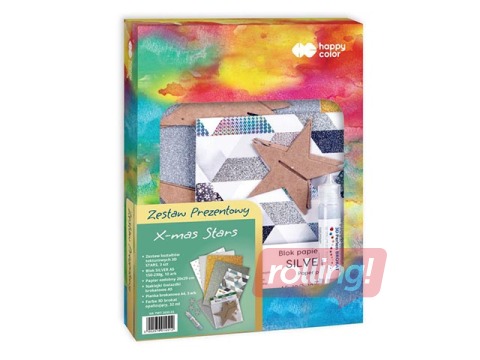 Radošs dāvanu komplekts ''X-mas Stars'', Happy Color