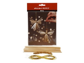 Radošais komplekts Mini Craft Kit Straw Angel