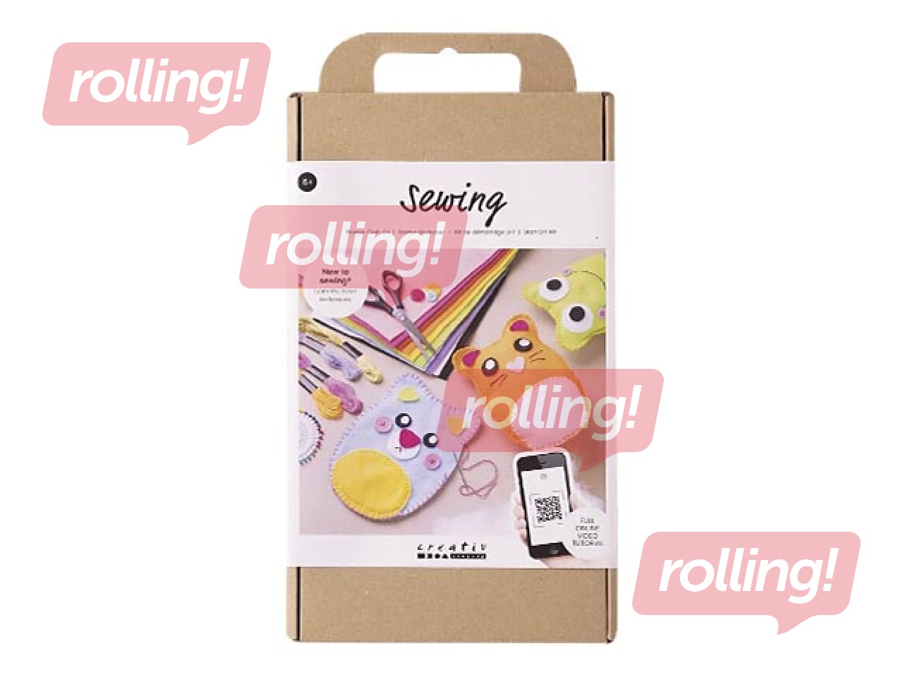 Radošais komplekts Starter Craft Kit Sewing Teddy Bears