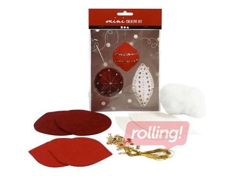 Radošais komplekts Mini Craft Kit Felt Ornaments