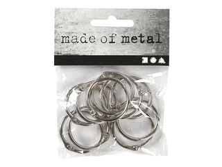 Grāmatu riņķi, Ø25mm 10 gab.