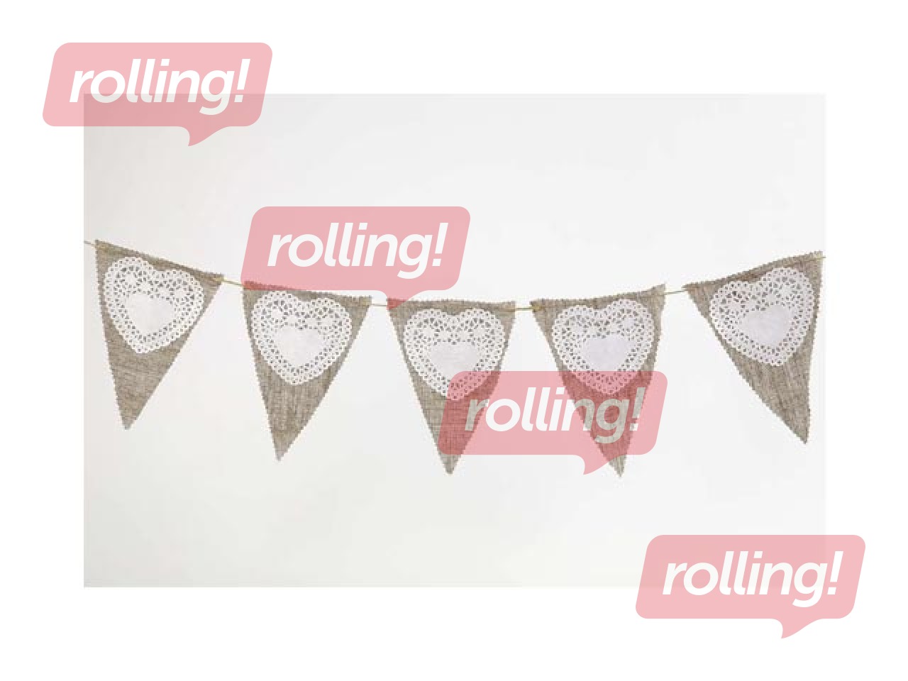 Salvetes sirds formā, 30 gab.