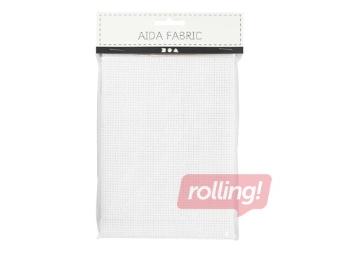 Audums izšūšanai, 50x50 cm, balts