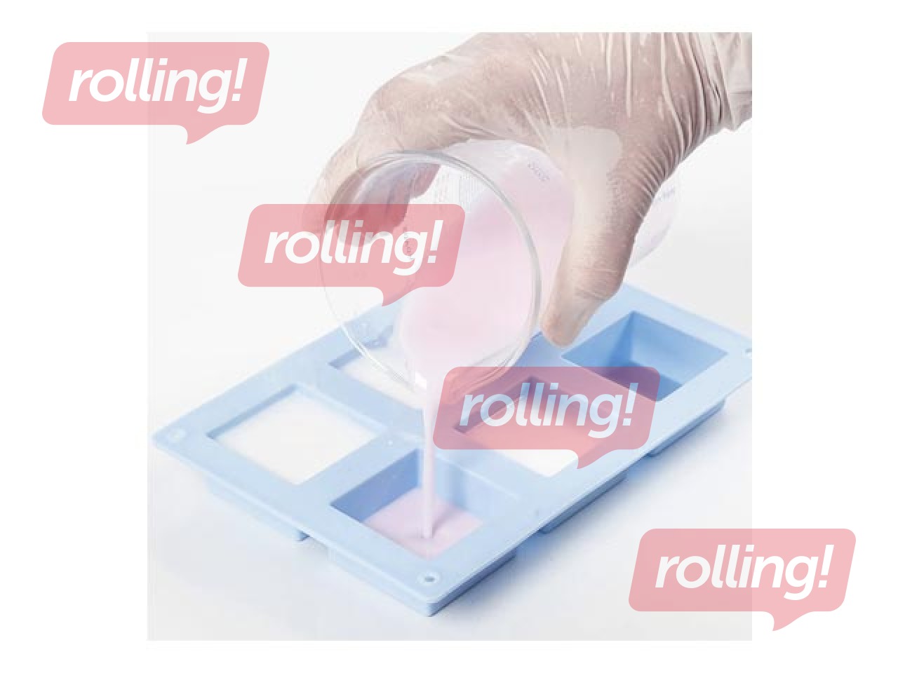 Glicerīna ziepju liešanas bāze, 1 kg, caurspīdīga