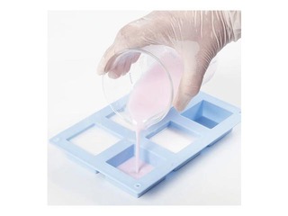 Glicerīna ziepju liešanas bāze, 1 kg, caurspīdīga