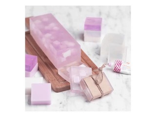 Glicerīna ziepju liešanas bāze, 1 kg, caurspīdīga