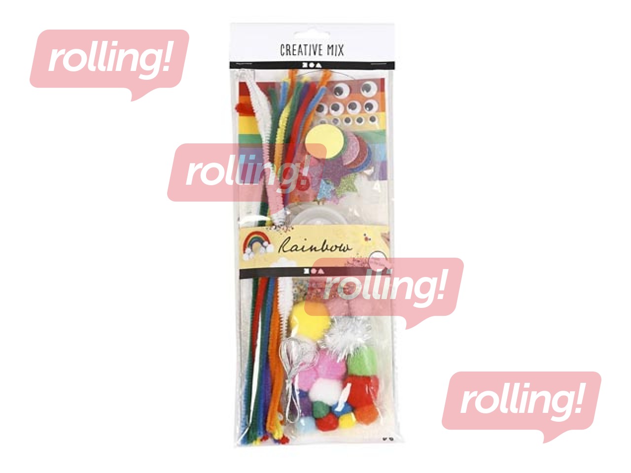 Radošais komplekts Rainbow
