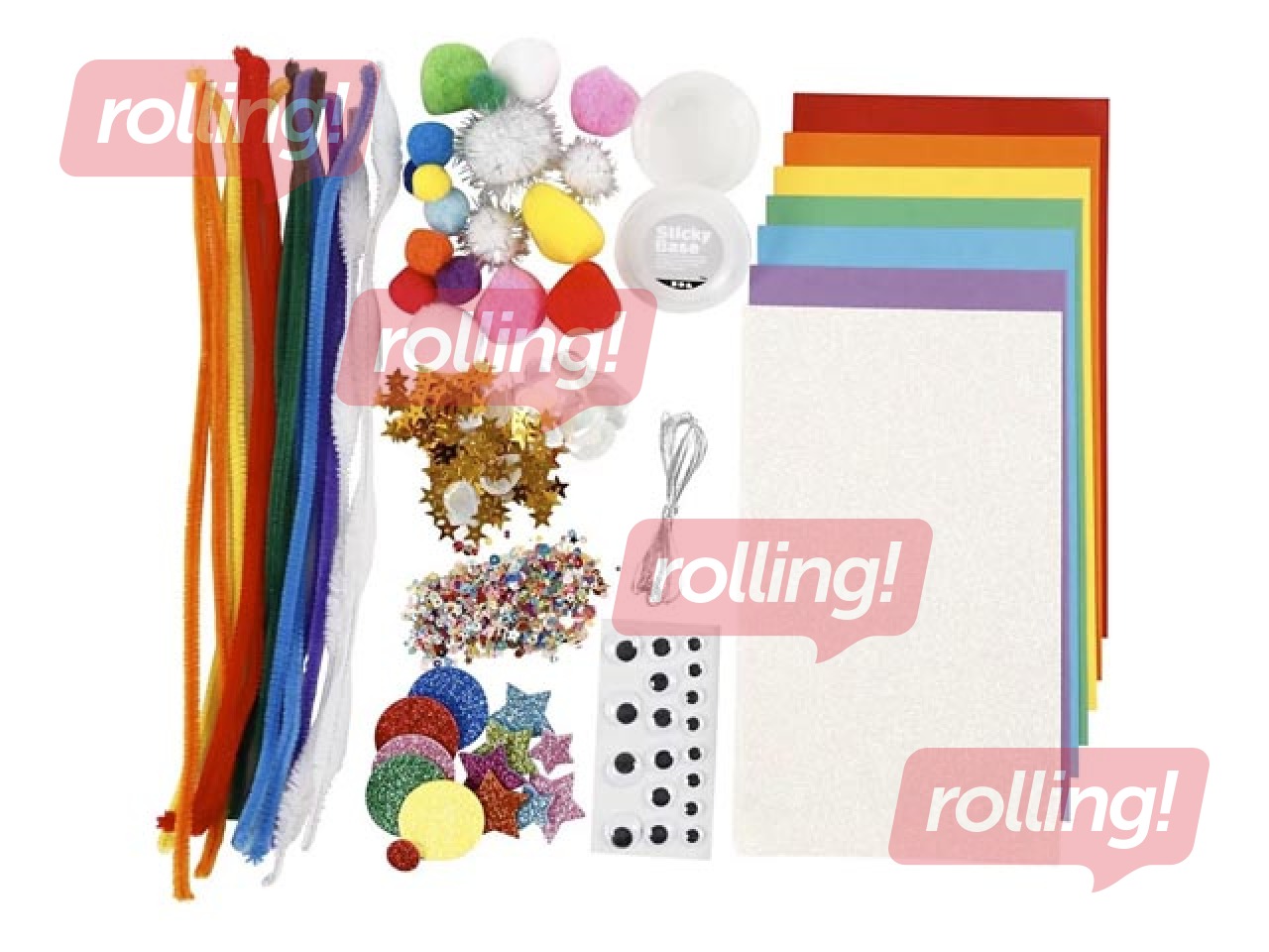 Radošais komplekts Rainbow