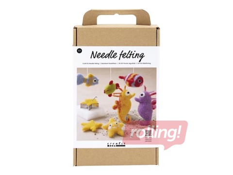 Radošais komplekts Craft Kit Needle Felting Animals In Water