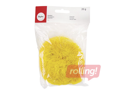 Sizala šķiedras, dzeltenas, 20g