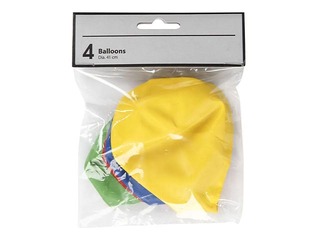 Baloni, dažādas krāsas, 4 gab.