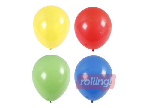 Baloni, dažādas krāsas, 4 gab.