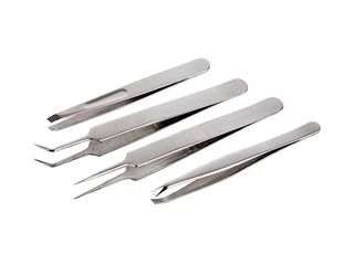 Pincetes komplekts, 4 gab.