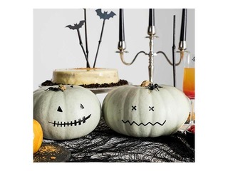 Halovīnu dekorācija Springos, melns tīkls, 76x198cm