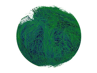 Sizala šķiedras, tumši zaļas, 20g