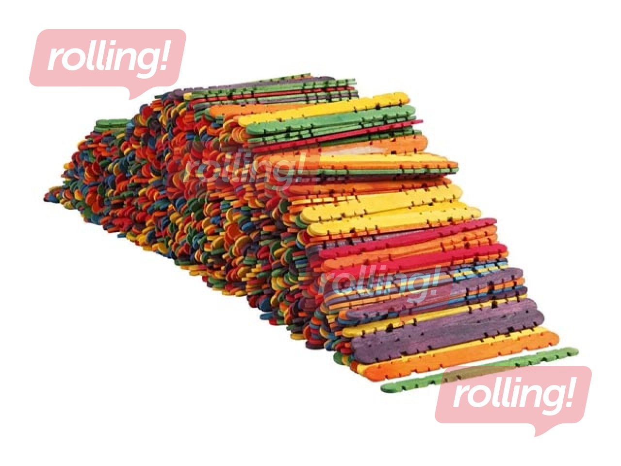 Konstrukcijas kociņi, krāsaini, 1000 gab.