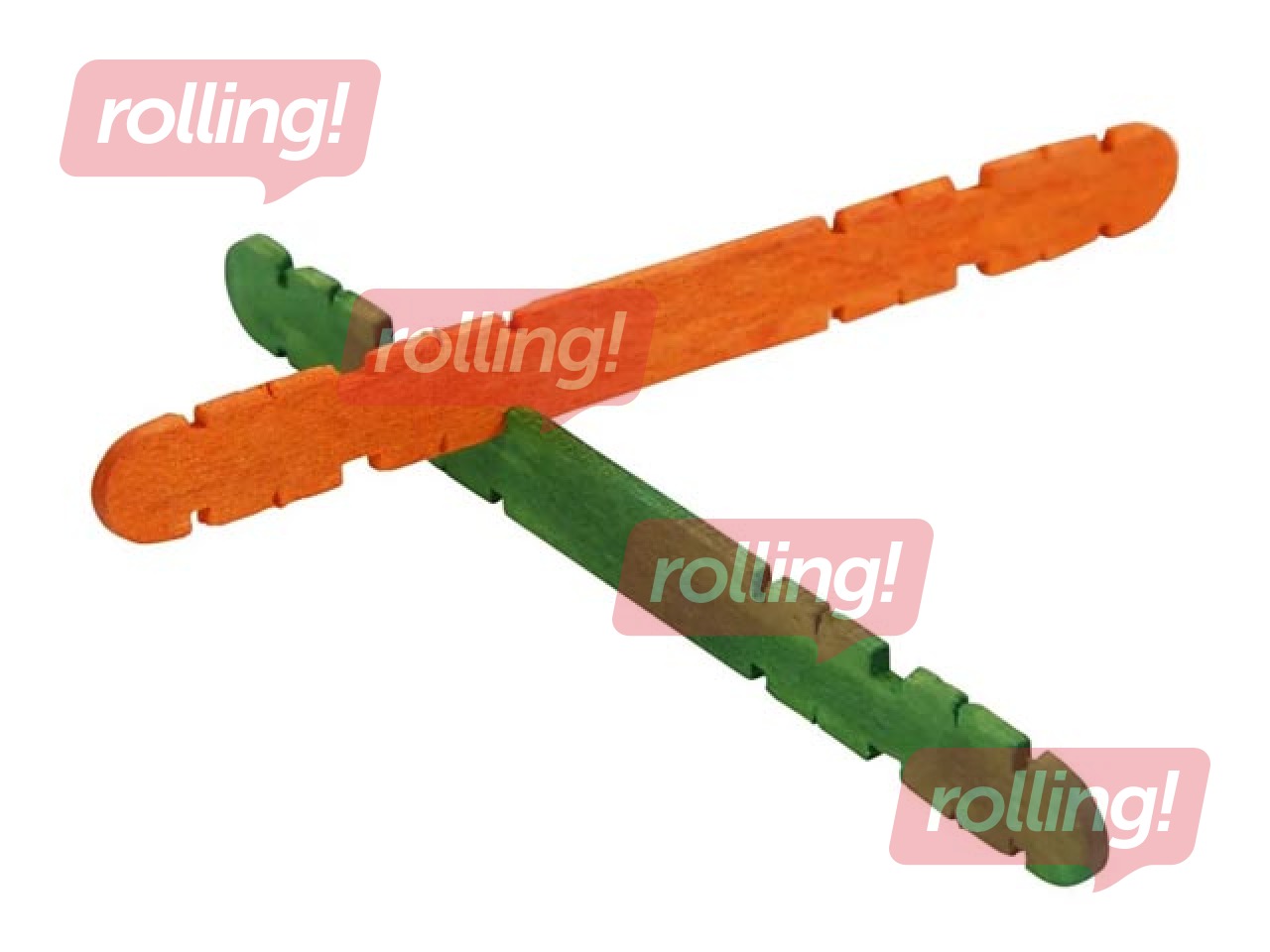 Konstrukcijas kociņi, krāsaini, 1000 gab.