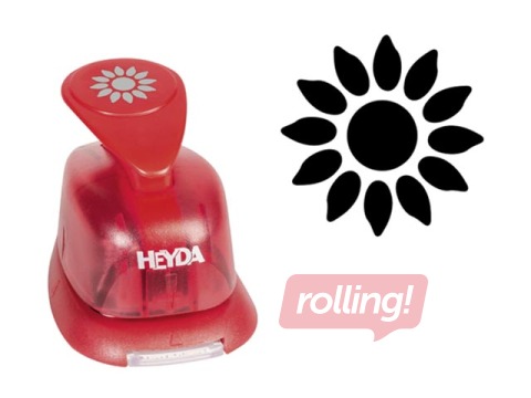 Dekoratīvais caurumsitējs mazais, saulespuķe