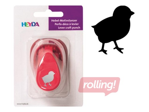 Dekoratīvais caurumsitējs, cālis, 17mm