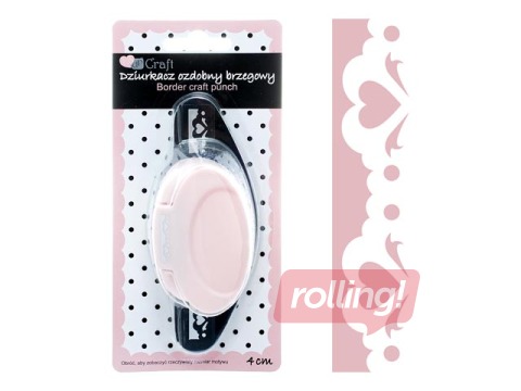 Motīvu caurumotājs malām Heart, motīvs izmērs 4 cm