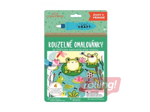 Krāsojamā grāmata ar ūdeni Dzīves cikls
