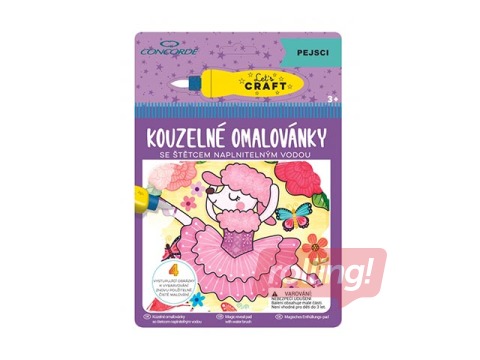 Krāsojamā grāmata ar ūdeni Suņi