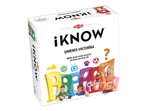 Spēle I know family, ģimenes viktorīna, latviešu valodā