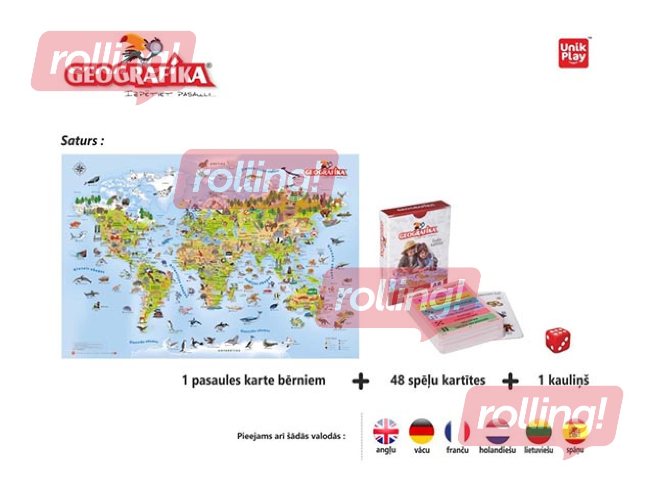 Spēle Geografika, izzini pasauli