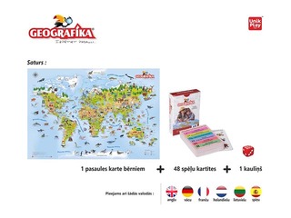 Spēle Geografika, izzini pasauli