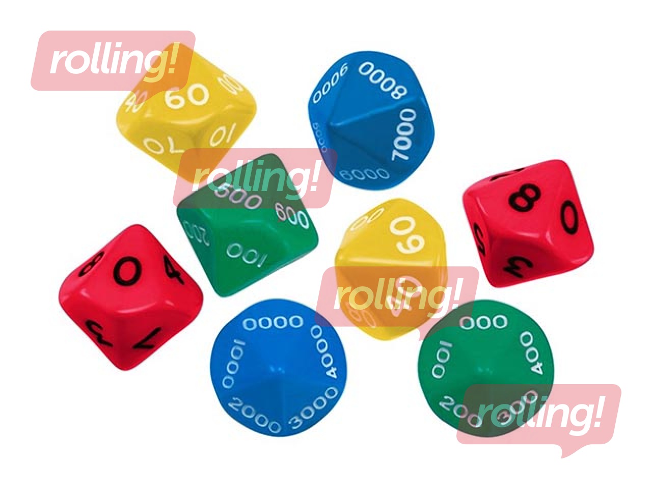 Kauliņi decimālās sistēmas apgūšani, Linex, 8gab