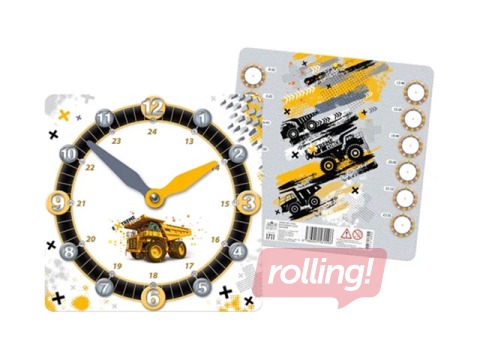 Papīra mācību pulkstenis Kravas mašīna