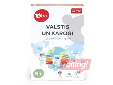 Galda spēle ''Valstis un karogi'', LV